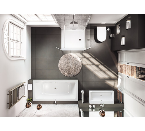 Ванна стальная KALDEWEI Cayono Duo Мод. 724 170х75 см Perl-Effekt белая 272400013001