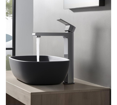 Смеситель для раковины Aquanet Лира высокий 237 мм без донного клапана хром AQ1404CR