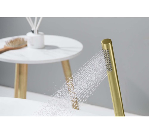 Ручной душ Aquatek Европа 1 режим шлифованное золото AQ2002BG