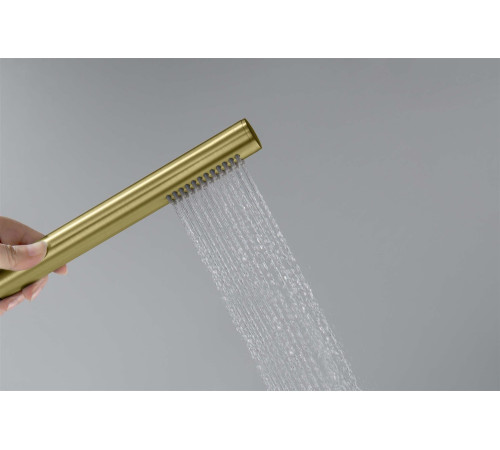 Ручной душ Aquatek Европа 1 режим шлифованное золото AQ2002BG