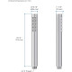 Ручной душ Aquanet Европа 1jet хром AQ2002CR
