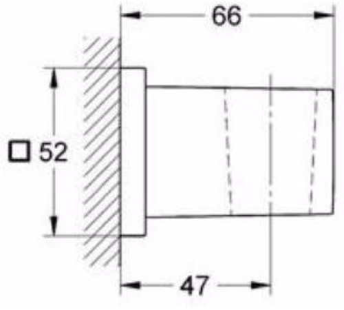 Держатель для ручного душа GROHE Euphoria Cube настенный хром 27693000