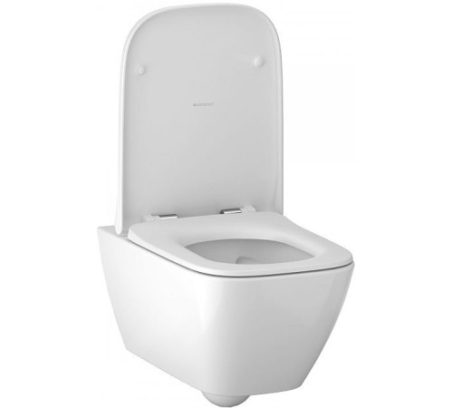 Унитаз подвесной Geberit Smyle Square Rimfree с сиденьем SoftClose 500.683.01.2