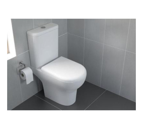 Комплект унитаз безободковый VitrA Zentrum с сиденьем микролифт 9824B003-7207