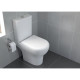 Комплект унитаз безободковый VitrA Zentrum с сиденьем микролифт 9824B003-7207