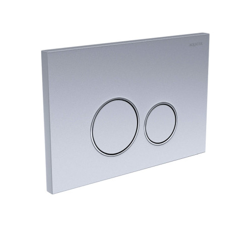 Панель смыва Tops Pneumo S круглые клавиши хром матовый PNS-0000013