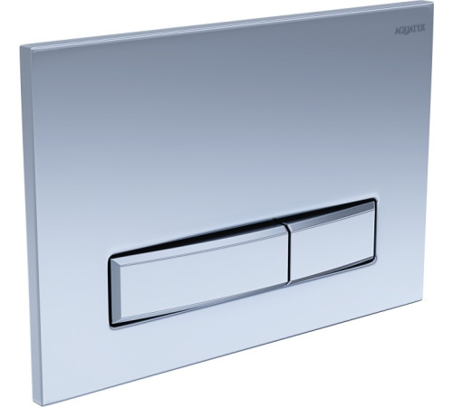 Панель смыва KDI Slim 009C хром матовый прямоугольная клавиша KDI-0000024