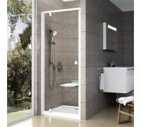 Душевая дверь одноэлементная Ravak Pivot PDOP1-80 блестящий транспарент 03G40C00Z1