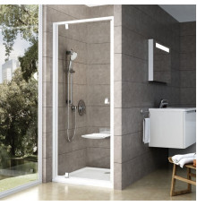 Душевая дверь одноэлементная Ravak Pivot PDOP1-80 блестящий транспарент 03G40C00Z1