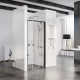 Душевая дверь одноэлементная Ravak Pivot PDOP1-80 блестящий транспарент 03G40C00Z1
