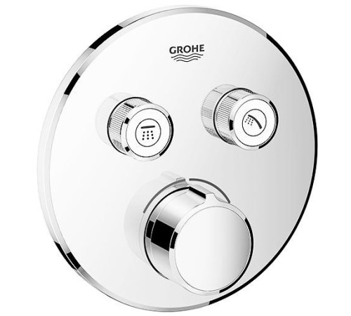 Смеситель для душа GROHE Grohtherm SmartControl внешняя часть на 2 выхода хром 29145000