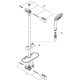 Душевой гарнитур GROHE Euphoria 110 III штанга 600 мм шланг 1750 мм хром 27231001