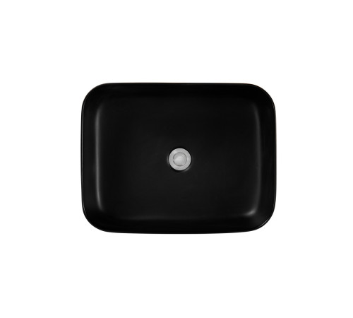 Раковина накладная Aquanet Вега 500x390x130 мм матовый черный AQ5515-MB