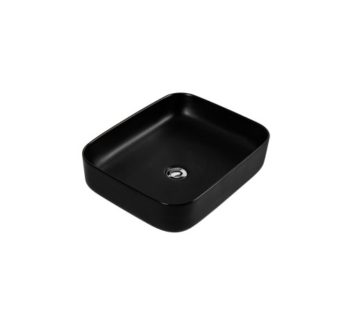 Раковина накладная Aquanet Вега 500x390x130 мм матовый черный AQ5515-MB