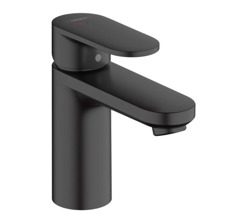 Смеситель для раковины Hansgrohe Vernis Blend 100 без донного клапана матовый черный 71580670