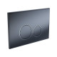 Панель смыва Tops Pneumo S круглые клавиши оружейная сталь матовая PNS-0000014