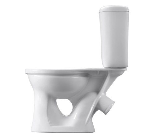 Унитаз-компакт Sanita Виктория белый сиденье полипропилен косой выпуск 1.P301.6.S00.00B.F