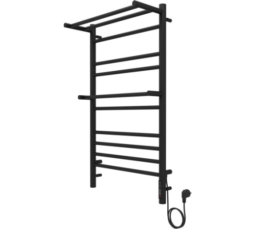 Полотенцесушитель электрический Aquatek Альфа П10 500х900 мм черный муар AQ EL RRP1090BL