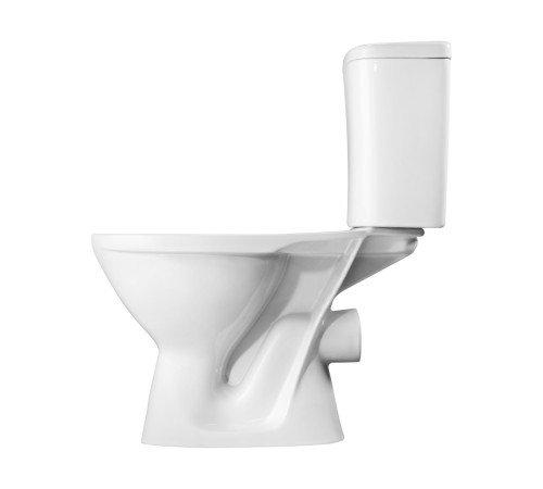 Унитаз-компакт Sanita Pro белый сиденье полипропилен горизонтальный выпуск 1.P215.5.S00.00B.F