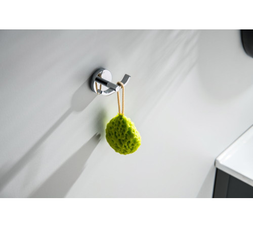 Крючок двойной Aquanet Бетта хром AQ4602CR