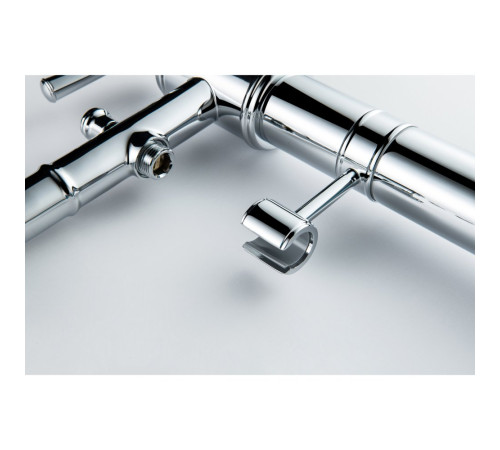 Смеситель для ванны напольный Aquanet Классик комплект AQ1545CR