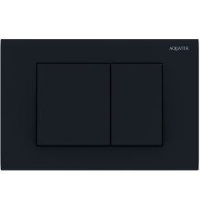 Панель смыва Aquatek Черная матовая квадратные клавиши KDI-0000012