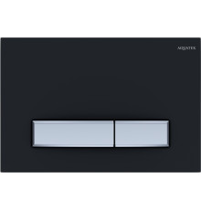 Панель смыва KDI Slim 009D-1 черный матовый прямоугольная клавиша никель KDI-0000026