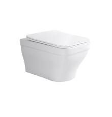 Унитаз подвесной безободковый Aquanet Amadeo 490x360x320 мм с сиденьем микролифт AQ1180-00