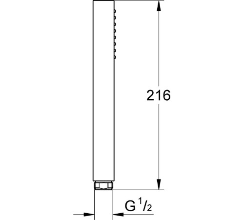 Ручной душ GROHE Euphoria Cube Stick 1 режим хром 27699000
