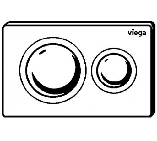 Панель смыва для унитаза Viega Prevista Visign for Style 20 пластик матовый черный 796389