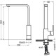 Смеситель для кухни Aquanet ЛИБРА AQ1680CR