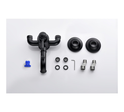 Смеситель для ванны Aquanet Классик матовый черный AQ1540MB