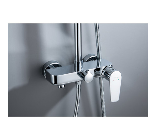 Душевая система со смесителем для ванны Aquanet Бетта 220 мм хром AQ2140CR