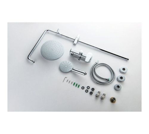 Душевая система со смесителем для ванны Aquanet Бетта 220 мм хром AQ2140CR