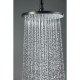 Душевая система со смесителем для душа Aquanet Бетта 220 мм оружейная сталь AQ2160BGM