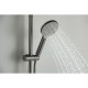 Душевая система со смесителем для душа Aquanet Бетта 220 мм оружейная сталь AQ2160BGM