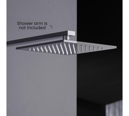 Верхний душ Aquanet AQ2076CR квадратный 250х250х7 мм хром AQ2076CR