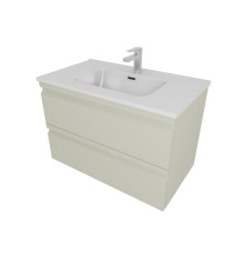 Комплект мебели для ванной AQUATON ВЕГА 60 с раковиной AQ0460-00 шалфей зеленый AQ77060-GS