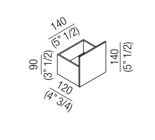 Держатель туалетной бумаги Agape Sen подвесной черный ASEN0915N