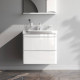 Тумба под раковину подвесная AM.PM Like 65 см 2 ящика белый глянец M80FHX0652WG
