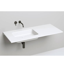 Раковина врезная снизу Salini Marea 55х38х12.6 см S-Stone белый матовый 1802209M