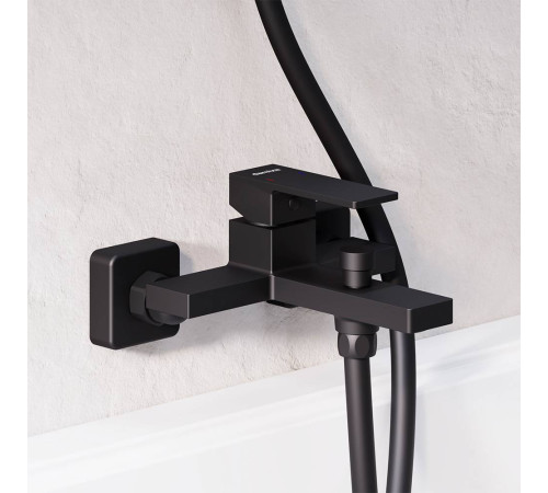 Смеситель для ванны и душа AM.PM Gala черный матовый F531000300