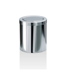 Корзина для бумаги Decor Walther DW 1240 14.5x16 см с крышкой сталь полированная 0611070