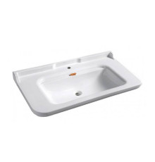 Раковина Kerasan Waldorf 120х55 см 1 отверстие белый/золото 4144K1bi/cr*1 / 811391oro