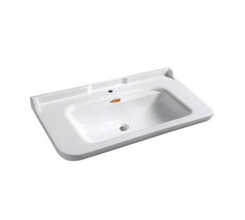 Раковина Kerasan Waldorf 120х55 см 1 отверстие белый/золото 4144K1bi/cr*1 / 811391oro