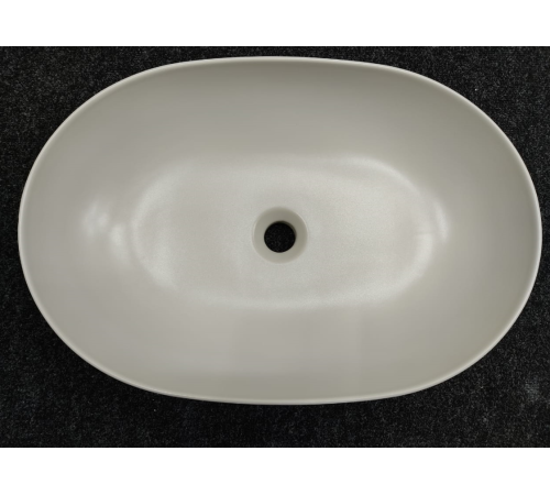 Раковина накладная Kerasan Nolita 60х40 см без отв. светло-серый 534359