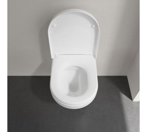 Комплект унитаз подвесной Villeroy & Boch Architectura с сиденьем SoftClose альпийский белый 4694HR01