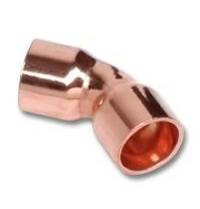 Отвод 45° SANHA SA 5000 42 мм ВП-ВП медь 1504142