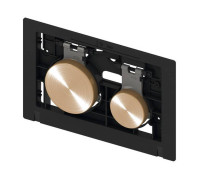 Панель смыва TECE TECEloop 2 клавиши позолоченная 9240668