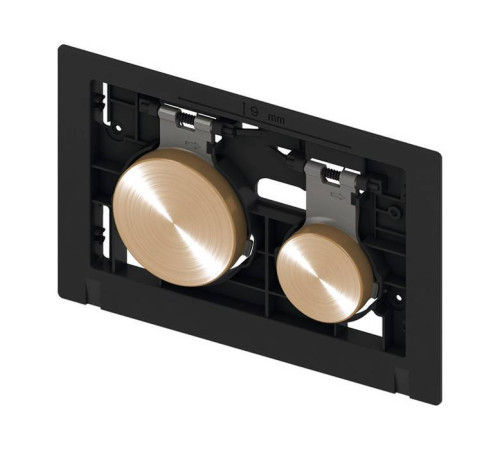 Панель смыва TECE TECEloop 2 клавиши позолоченная 9240668